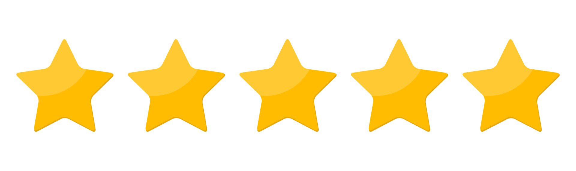 5 star reviews